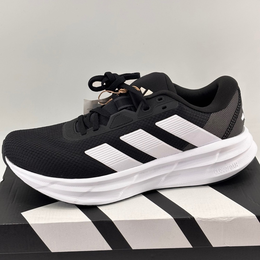 Adidas Galaxy 7 Running Shoes Womens 7.5 Black White ID8765 NIB Cloudfoam